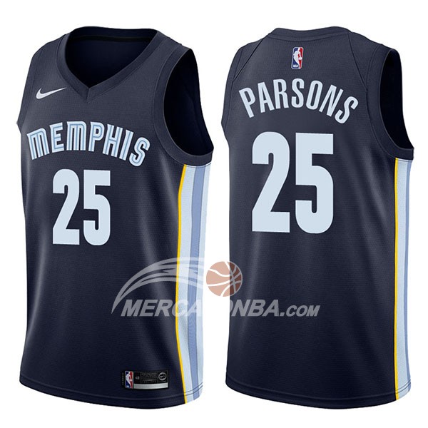 Maglia NBA Memphis Grizzlies Chandler Parsons Icon 2017-18 Blu